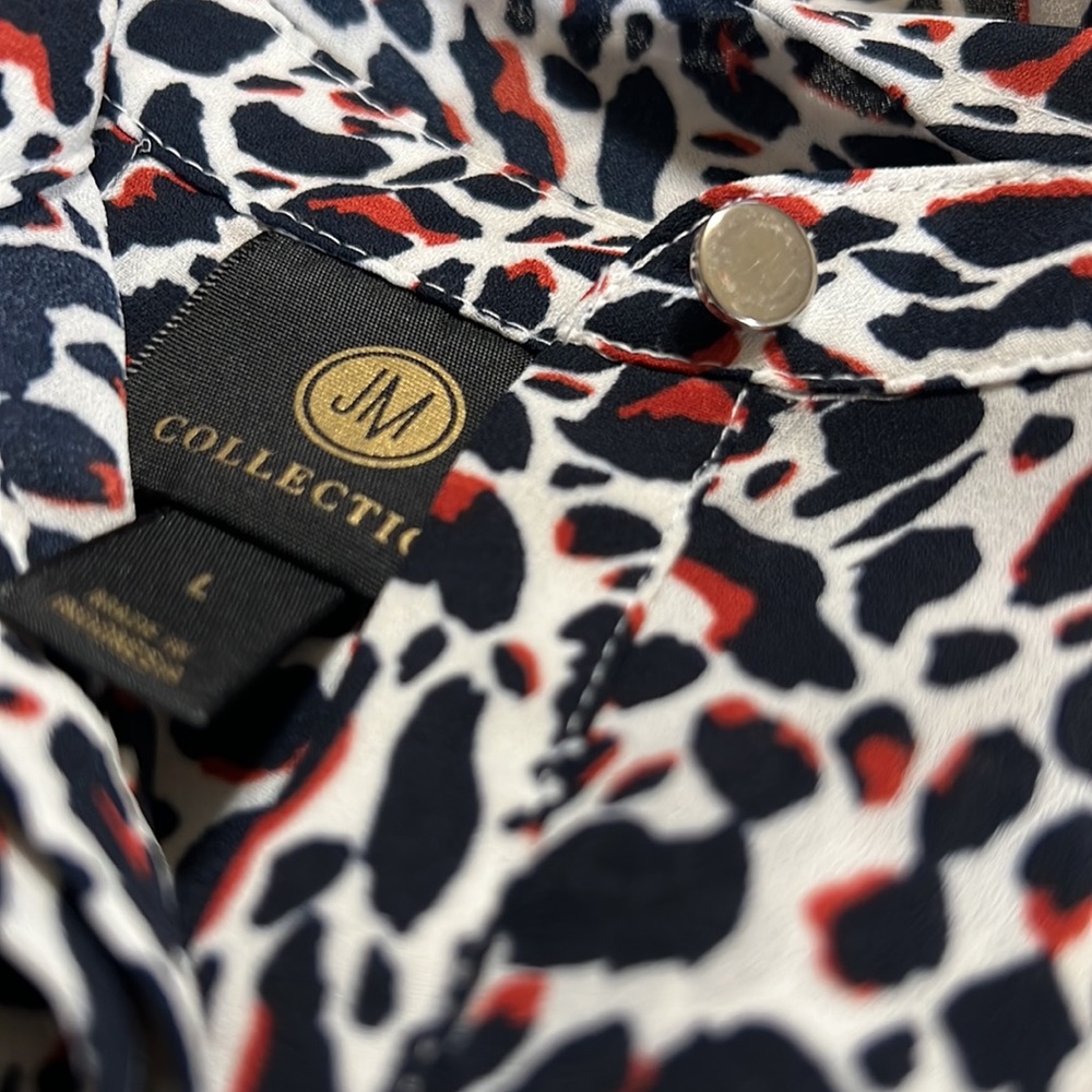 JM Collection Shirt SZ LG - Picture 7 of 8